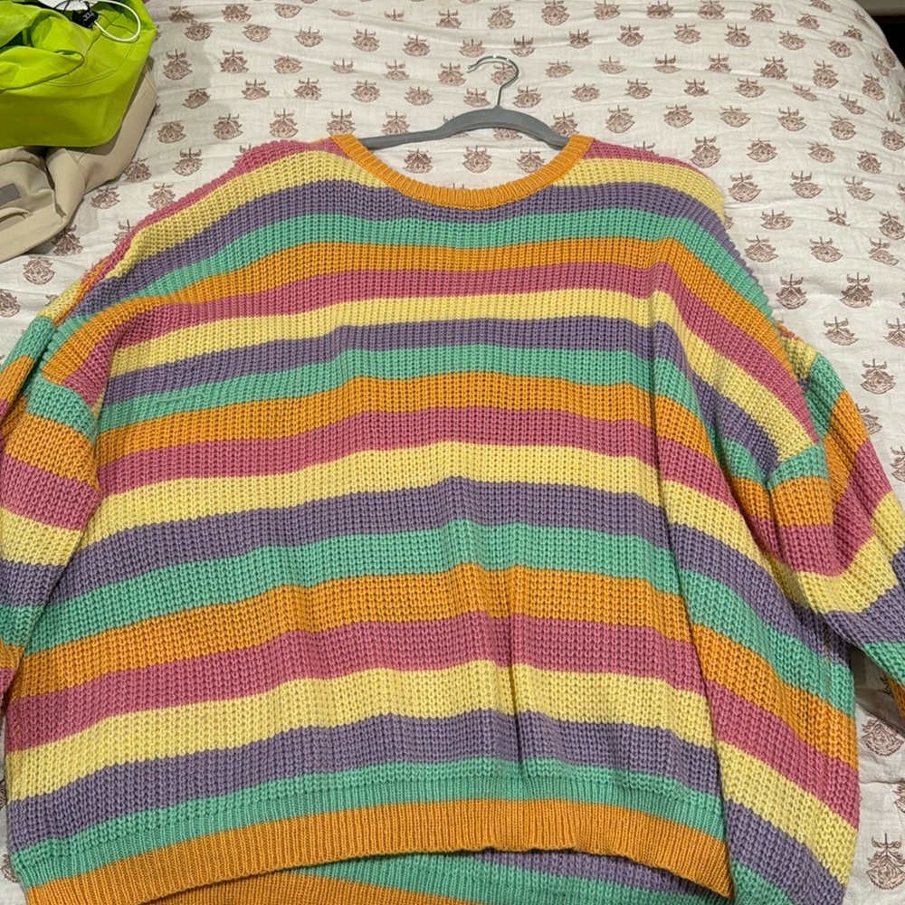 Pastel Striped Sweater